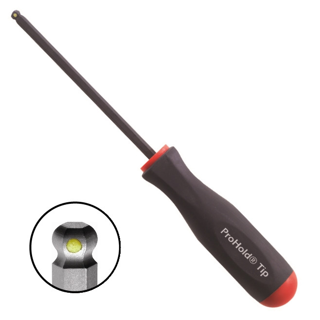 G&H 4mm ProHold Ball Hex Driver (Pkg of 2), Bondhus 74660