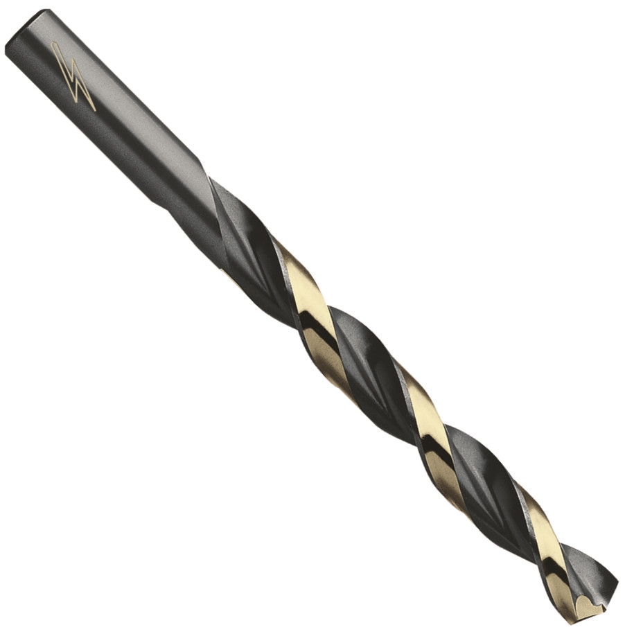 邦楽 Bestreet Jobber Drill, Size 13, ThunderBit, Black & Bronze Oxide, 12pk
