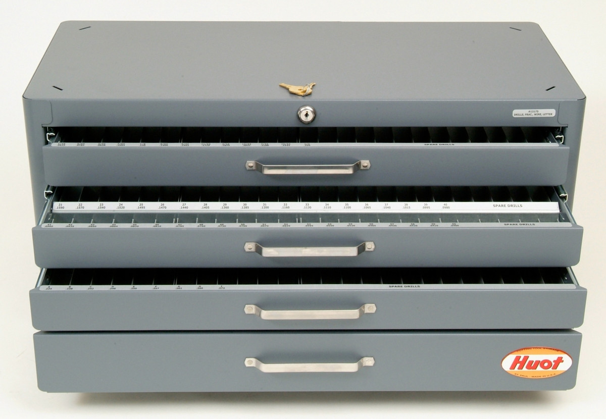 Drill Dispenser, Metric Drills .35 To 2.5 x .05, 2.6 To 10 x .1