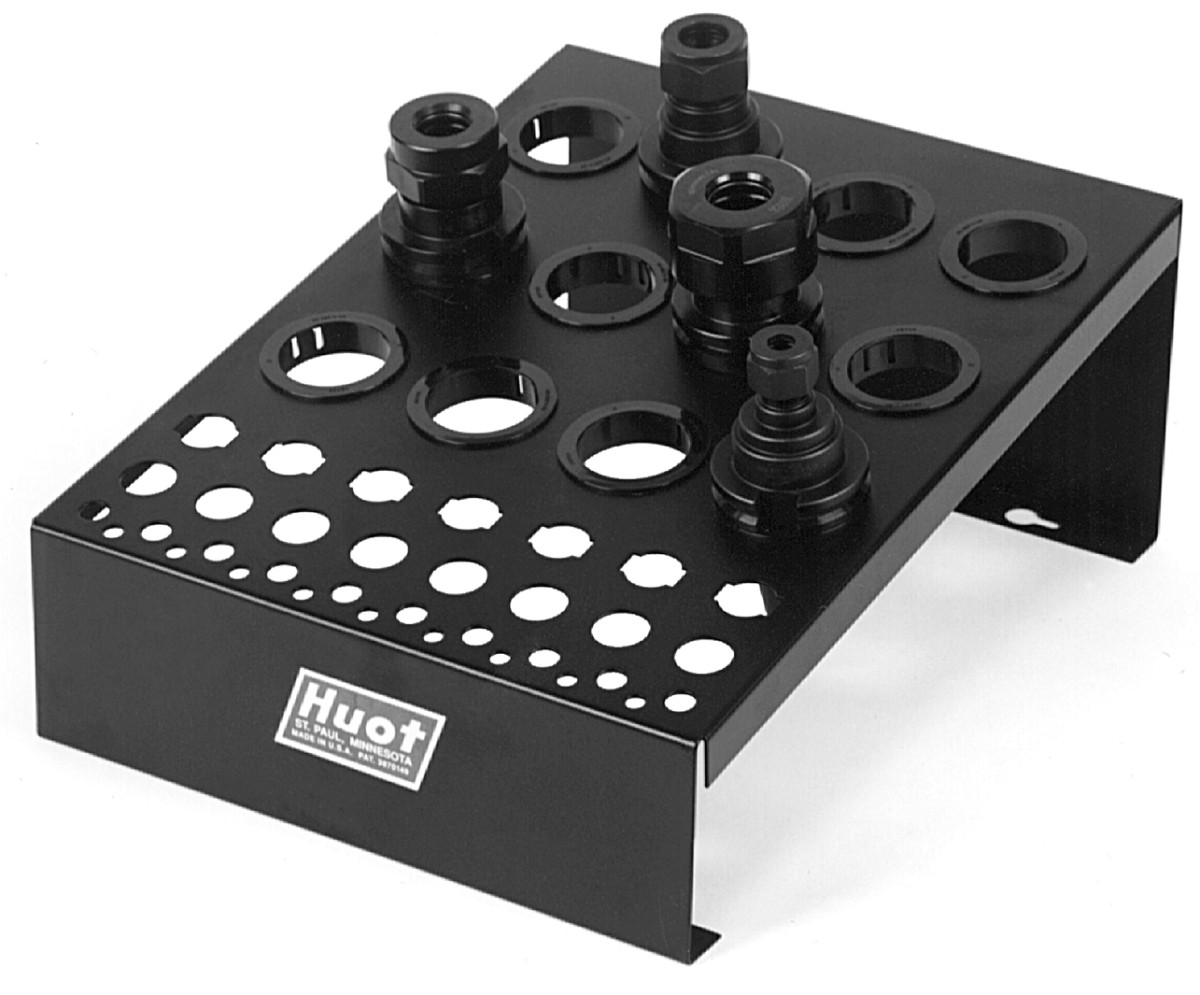 CNC Toolholder / Collet Rack, 35 or 40 Taper Tooling, Huot 14725