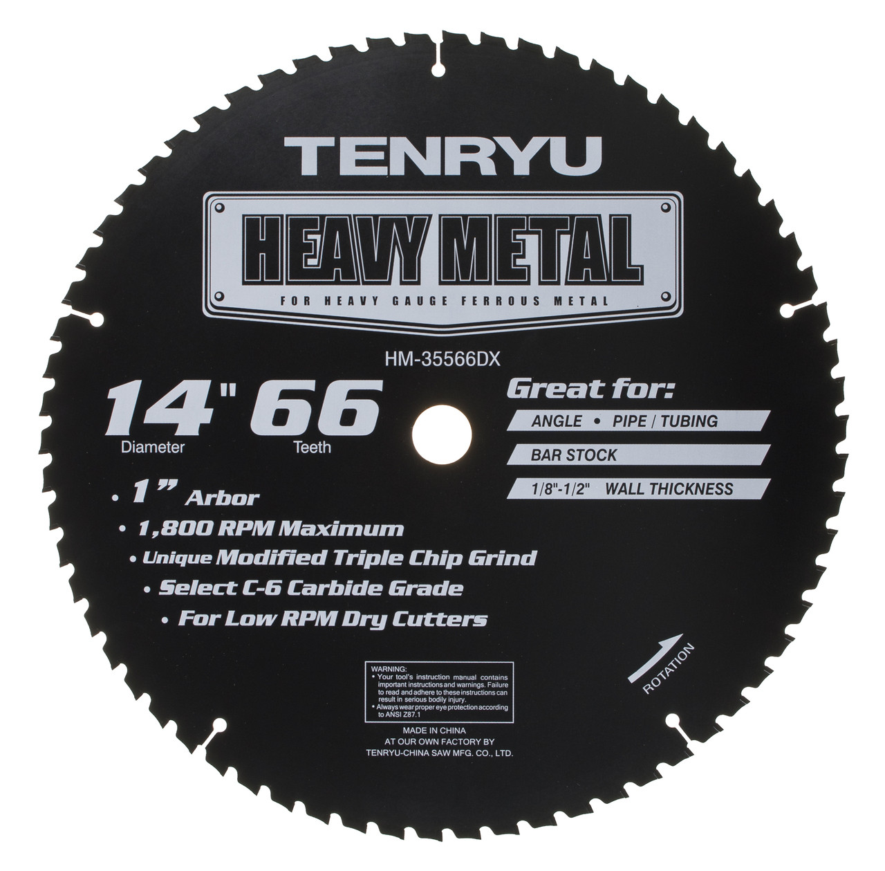 テン Heavy Metal Saw Blade, 14