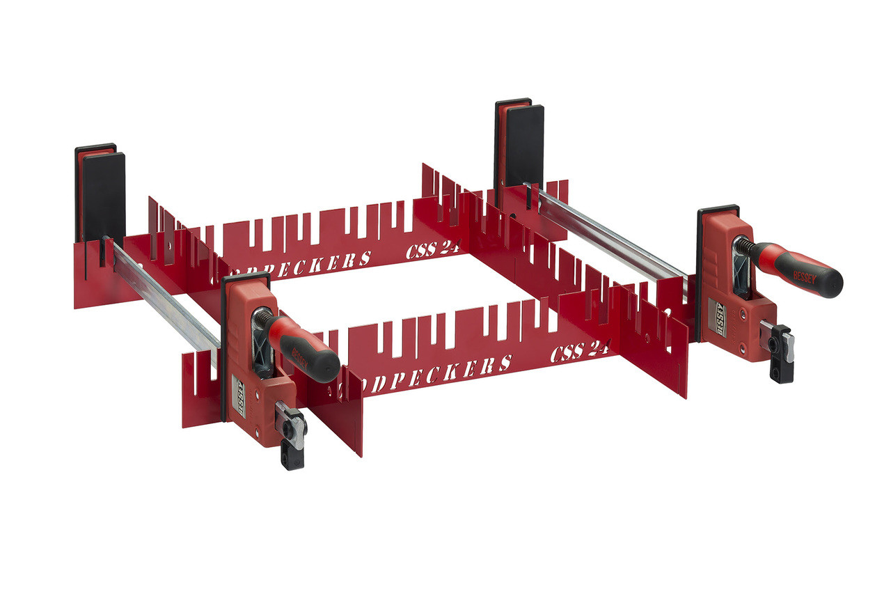 BESSEY K Body REVO Clamp Kit – 2 X 24" & 2 X 50" Parallel Clamps + KP Blocks, 1700 Lbs Clamping Force, German Steel, 90° Accuracy