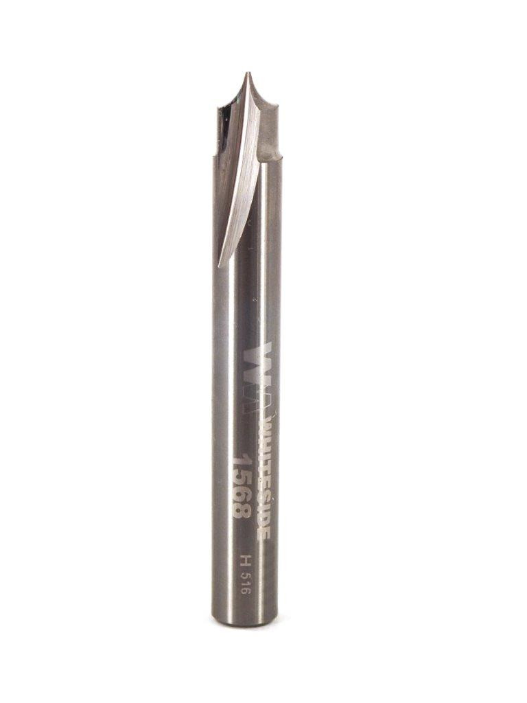 disワイト Point Cutting Roundover Bit, 1/8 Radius, 1/4 Dia, 1/4 Shank