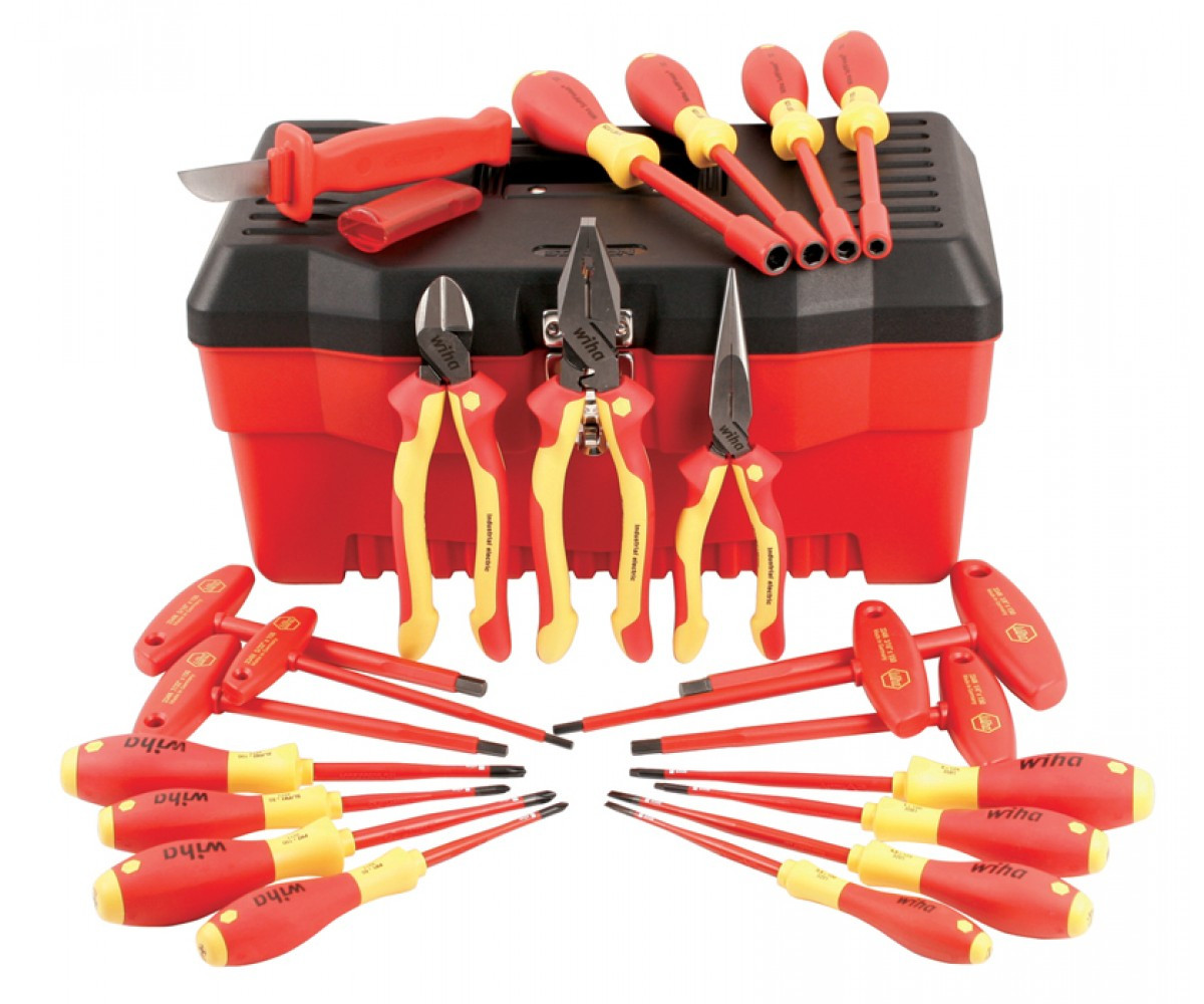 Insulated Tool Set, 22 Piece , Wiha 301-32973 - Carbide Processors