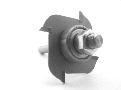Slotting Cutters - 4 Wing (Assembly with Arbor and Bearing) - 1/4" Shank, Carbide Tipped - Southeast Tool SL187-4A2