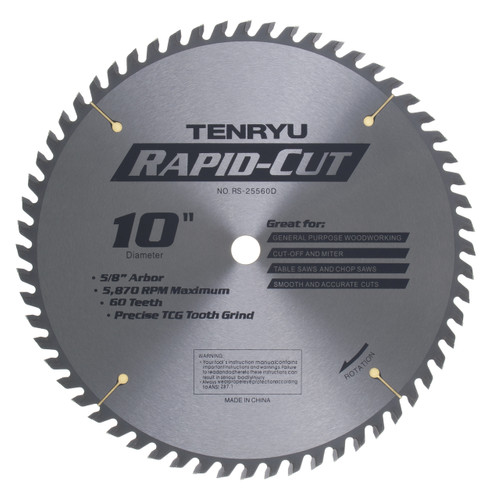 Tenryu RS-25560D - Rapid Cut Series Saw Blade