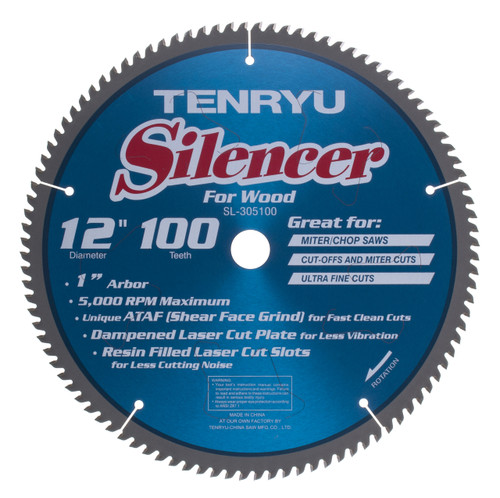 Tenryu SL-305100 - Silencer Series Saw Blade