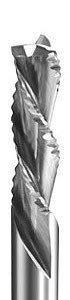 Vortex 1750L - Downcut Rougher, Spiral Router Bits - (3 Flute) Solid Carbide