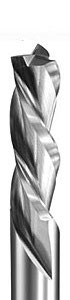 Vortex 1980L - Downcut Finisher, Spiral Router Bits - (3 Flute) Solid Carbide