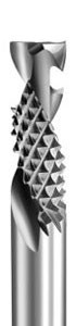 Vortex 6540 - Compression Burr, Straight Router Bits - (2 Flute) Solid Carbide