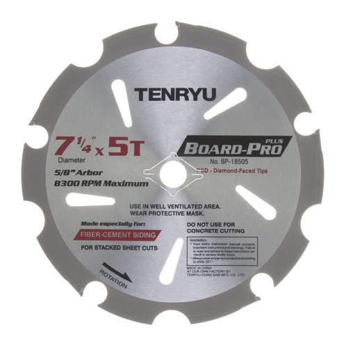 Tenryu BP-18505 - Board Pro Plus Series Saw Blade