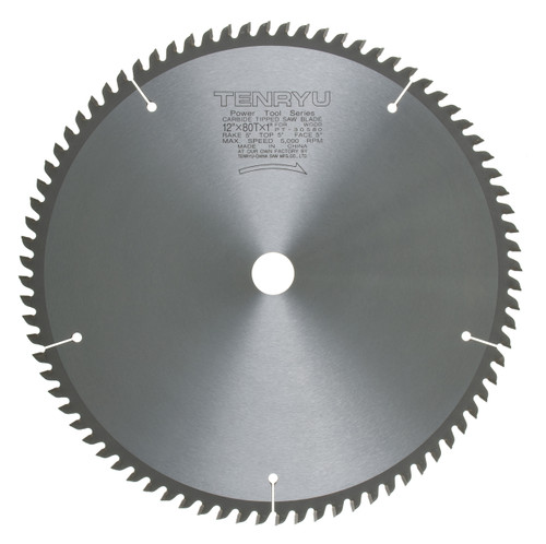 Tenryu PT-30580 - Power Tool Series Saw Blade for Miter/Slide Miter Saw