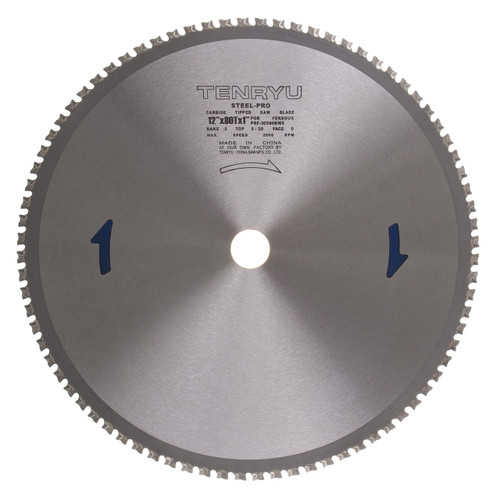 Steel-Pro Select Saw Blade, 14" Dia, 90T, 0.091" Kerf, 1" Arbor, Tenryu PRF-35590BWS