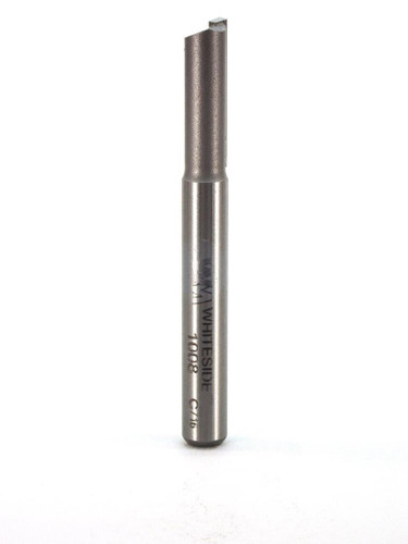 Whiteside 1008 - Straight, Router Bits - Quarter Inch Shank, 1 Flute, Carbide Tipped