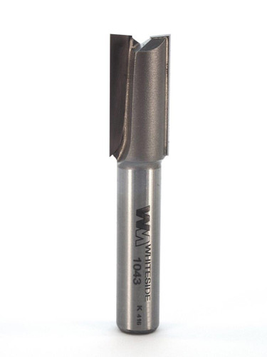 2 flute carbide tipped router bit with 3/8" shank by Whiteside Machine - Whiteside 1043