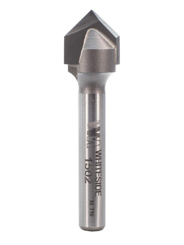Carbide Tipped 90 Degree V Groove Router Bit by Whiteside Maching - Whiteside 1502