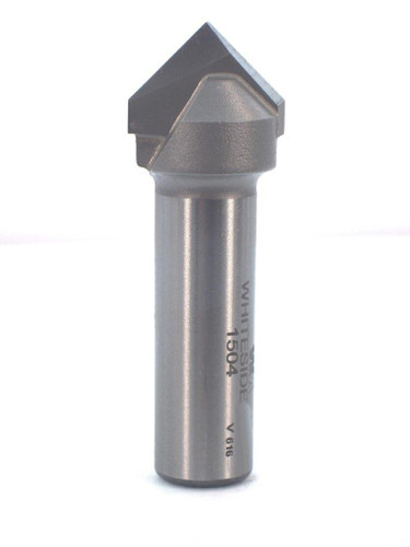 Carbide Tipped 90 Degree V Groove Router Bit by Whiteside Maching - Whiteside 1504