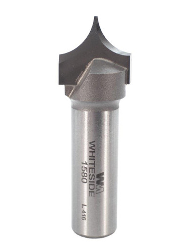 Whiteside Point Cutting Roundover Router Bit - Carbide Tipped - Whiteside 1580