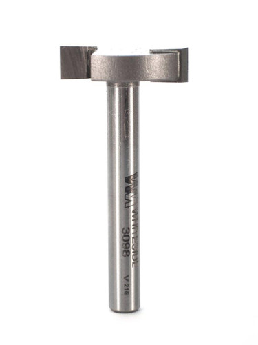 Slot & Undercut Bit, 3/4 Dia, 1/8 Cut Length, 1/4 Shank, Whiteside