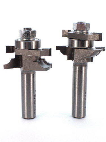 Whiteside 6003 - Full Size, Stile & Rail (Bead Pattern) Router Bits - Half Inch Shank, Carbide Tipped