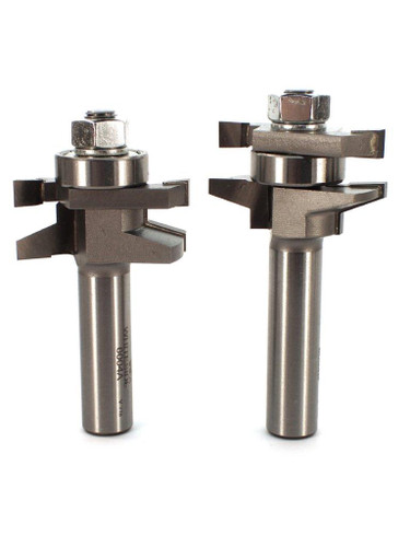 Whiteside 6004 - Full Size, Stile & Rail, (Straight Pattern) Router Bits - Half Inch Shank, Carbide Tipped
