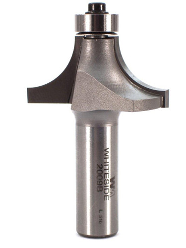 Carbide Tipped Roundover Router Bit (Ball Bearing Guide) by Whiteside Machine - Whiteside 2009B