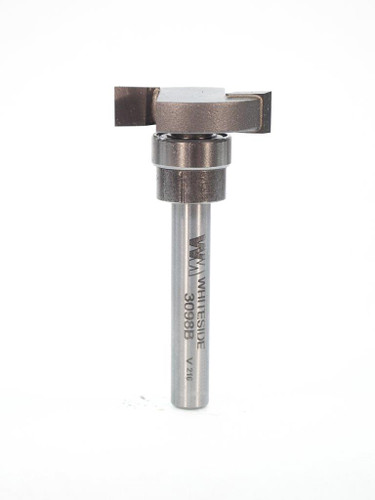 Slot & Undercut Bit, 3/4 Dia, 1/8 Cut Length, 1/4 Shank, Whiteside