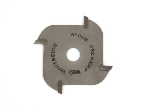 Whiteside 6700B - Slotting Cutters - 4 Wing - Kerf 0.062 (1/16)