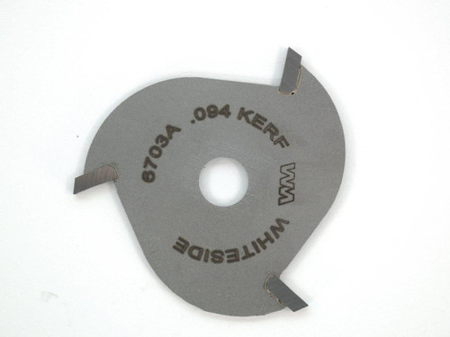Whiteside 6703A - Slotting Cutters - 3 Wing - Kerf 0.094 (3/32)
