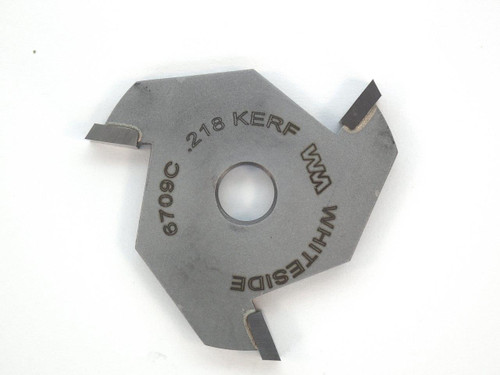 Whiteside 6709C - Slotting Cutters - 3 Wing - Kerf 0.218 (7/32)