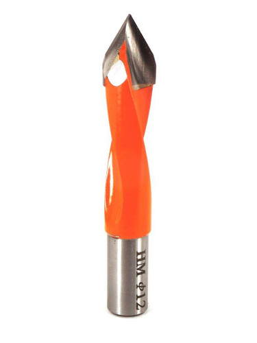 Whiteside DTxx Thru Hole V-Point Dowel Drill - 10mm Shank - Whiteside DT12-70LH