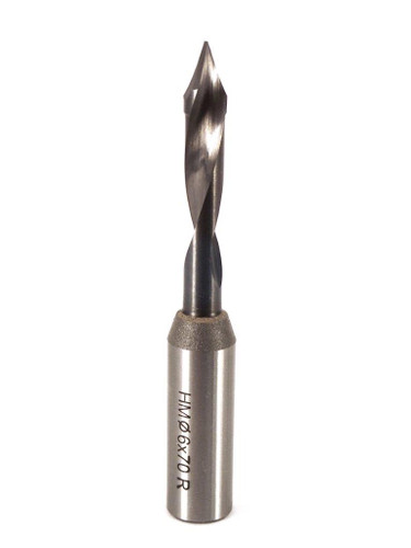 Whiteside DTxx Thru Hole V-Point Dowel Drill - 10mm Shank - Whiteside DT6-70SC