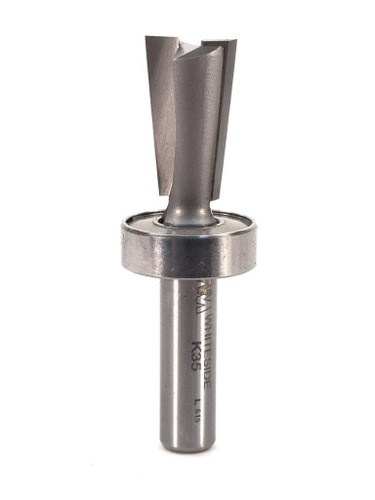 Whiteside K35 - Keller Dovetail Router Bits - Three-Eighth Inch Shank 7deg Angle Dovetail, Carbide Tipped