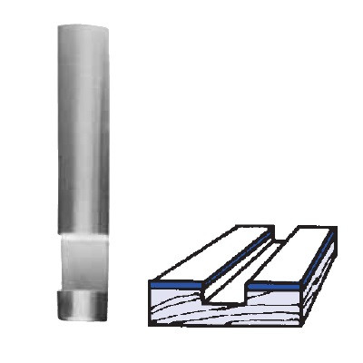 Whiteside SC28C-BLK (100 pcs.) - Dado Trim Router Bits (100 pack) - Small Pilot For Dado, Quarter Inch Shank, Solid Carbide