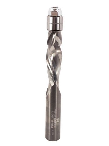 Whiteside UDFT5152 - Flush Trim Up/Downcut (2+2 Compression) Spiral Router Bits - 2 Flute, Half Inch Shank, Solid Carbide
