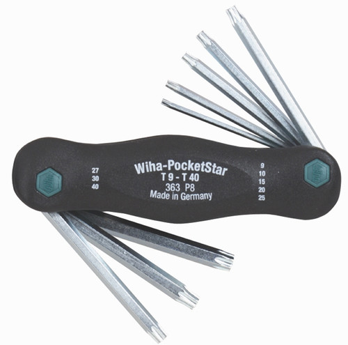 Wiha 36398 - PocketStar Torx Fold Up 8 Pc. Set