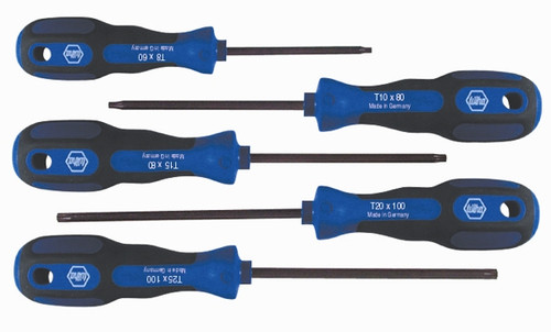 Wiha 45593 - 3K Cushion Grip Torx Screwdriver 5 Pc Set