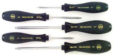 Wiha 52790 - Torx Screwdrivers With MicroFinish Handles 5 Pc.Set