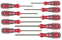 Wiha 46799 - 3K Hex Ball End Drivers Metric 9 Pc Set 1.5 - 10.0mm