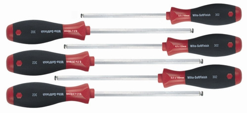Wiha 36792 - MagicRing Ball End Hex SoftFinish Driver 6 Pc Set 3.0 - 10mm