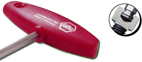 Wiha 54080 - MagicRing Ball End T-Handle Metric 8.0mm