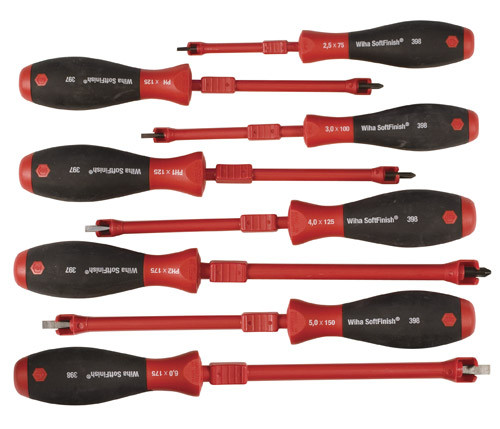 8pc SoftFinsih Screw Holding Slotted/Phillips Screwdriver Set