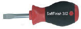 Wiha 30255 - SoftFinish Stubby Slotted Screwdriver 5.5x25mm