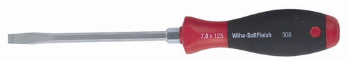Wiha 30835 - SoftFinish Heavy-Duty Slotted Screwdriver 12.0x200mm