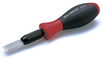 Wiha 43090 - SoftFinish Universal Razor Edged Scraper & 10 Blades