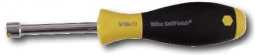 Wiha 34338 - SoftFinish Nut Driver Hollow Shaft 1/4
