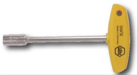 Wiha 33671 - T-Handle Nut Driver 3/8 x 6.0"