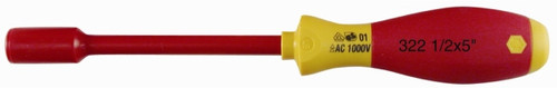 Wiha 32233 - Insulated Nut Driver 12.0 x 125mm