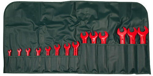 Wiha 20190 - 14 Pc Insulated Inch Spanner Set 5/16-1 1/8