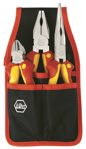 3pc Insulated Pliers & Bit Holder Set, Wiha 32871